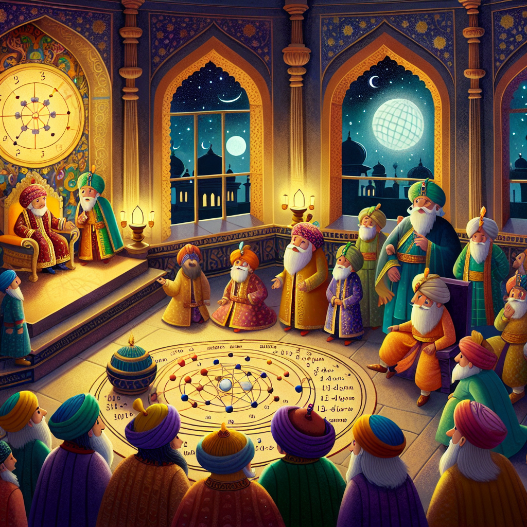 Colorful children's illustration for the story: The World Is Round
