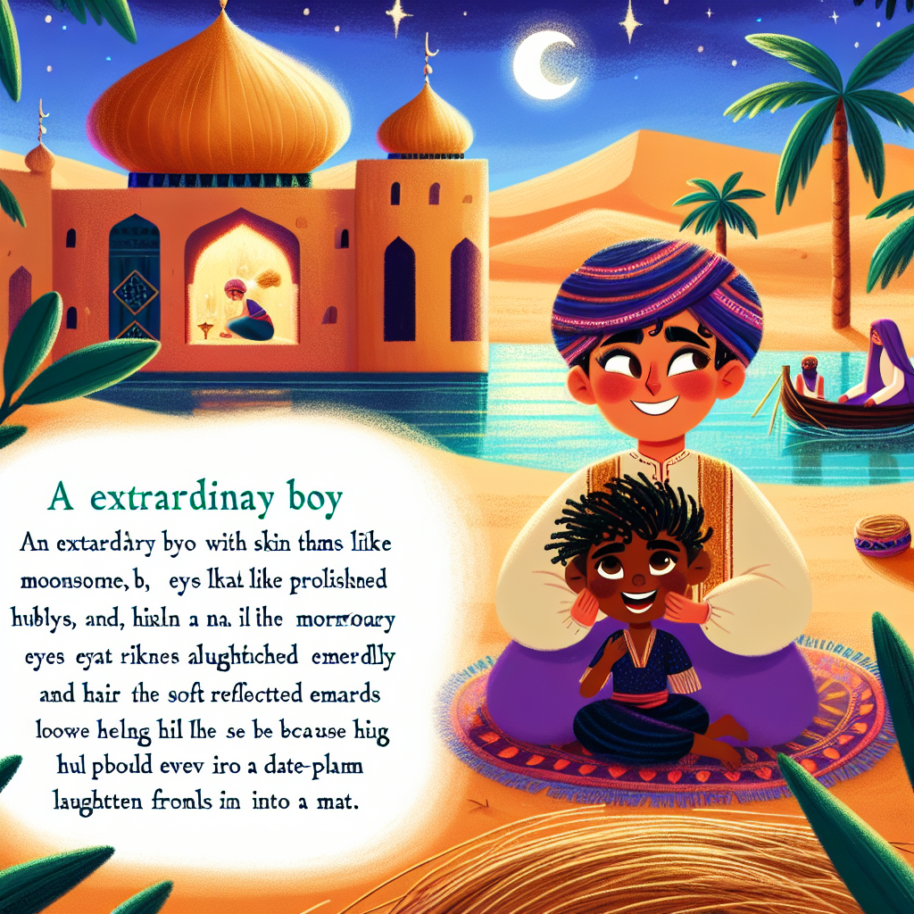 Colorful children's illustration for the story: The Prince and the Princess