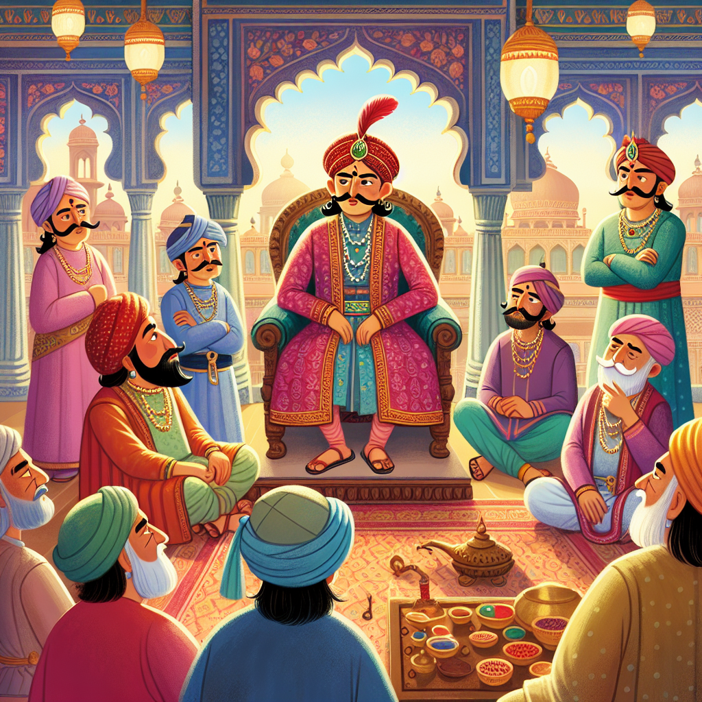 Colorful children's illustration for the story: Seeing Is Believing