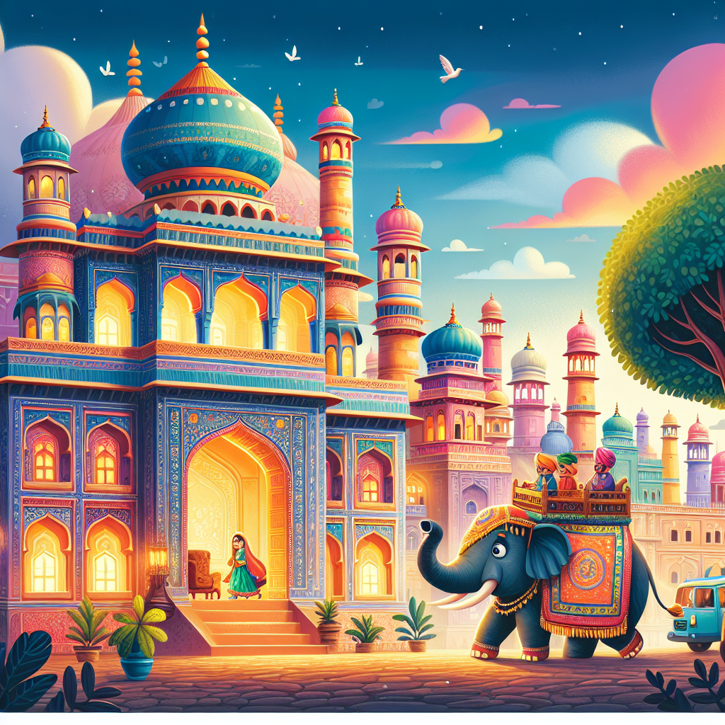 Colorful children's illustration for the story: The Best Weapon