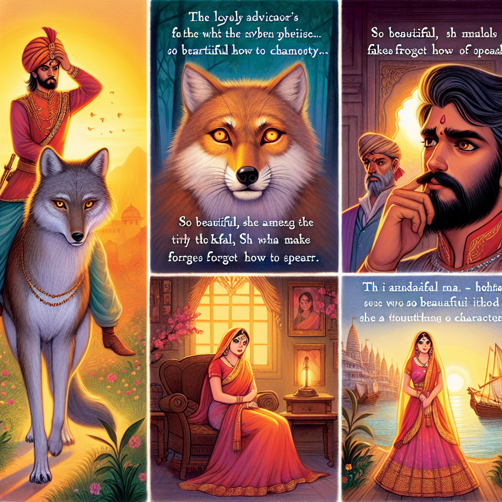 Colorful children's illustration for the story: The Honest Advisors