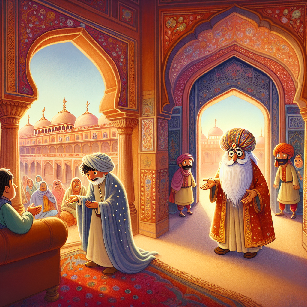 Colorful children's illustration for the story: The Sweetness of Truth